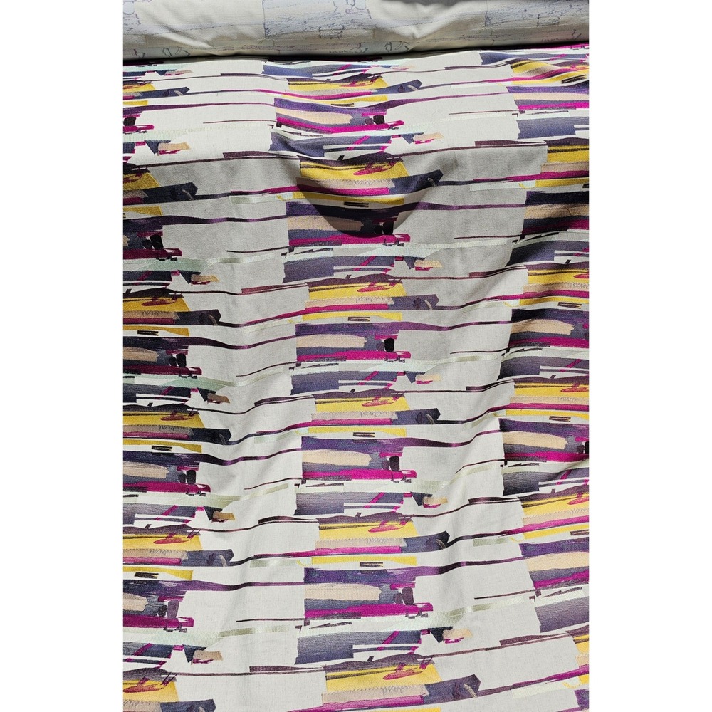 Harlequin Zeal Upholstery Fabric 54"‎ Old Navy Aqua Lime Magenta 9yds Available